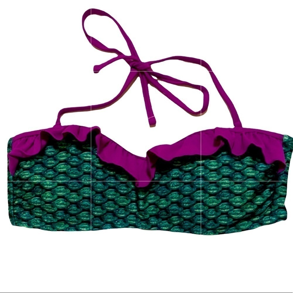 Mermaid Swimsuit Bikini, Womens S Celtic Green,New Bottoms, Excellent Cond Top - Picture 2 of 11